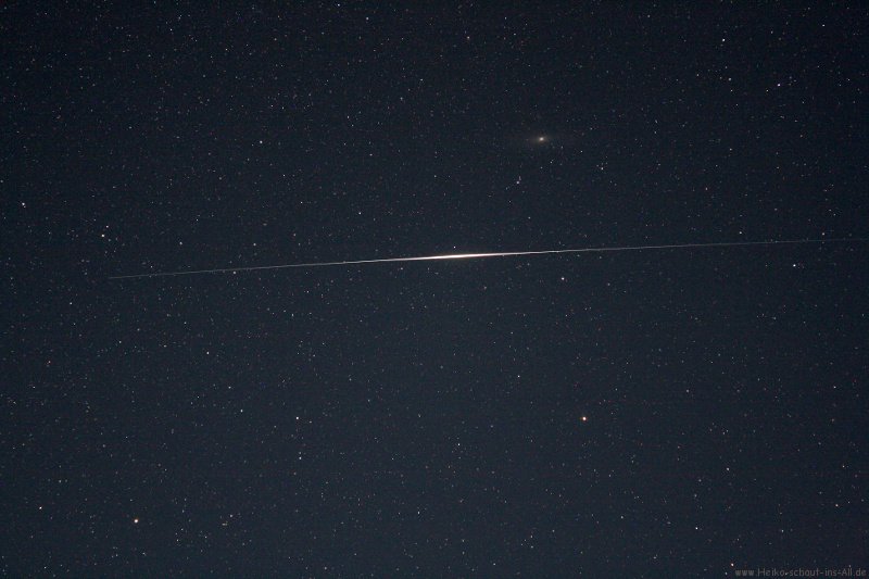 Iridiumflare nahe M31 - 11.09.2016