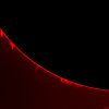 Sonne in H-alpha vom 27.08.2016